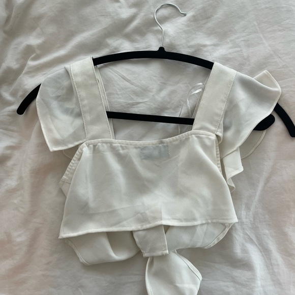 Whitefox Boutique “Set Sail” Crop in White Sz XS - Picture 3 of 3